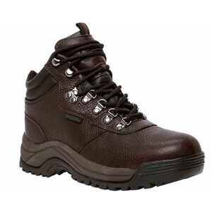 Propet Cliff Walker Low Lace-Up Waterproof Men Shoes Size 8.5 3E EEE Wide Brown
